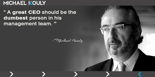 Michaelkouly quotes great CEO dumbest management team