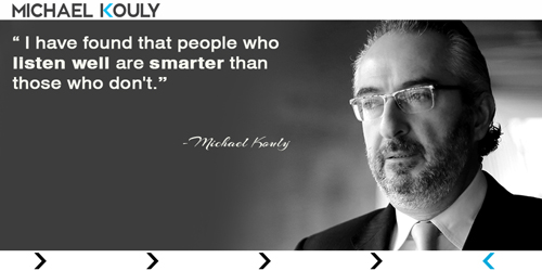 Michaelkouly quotes people listen smarter